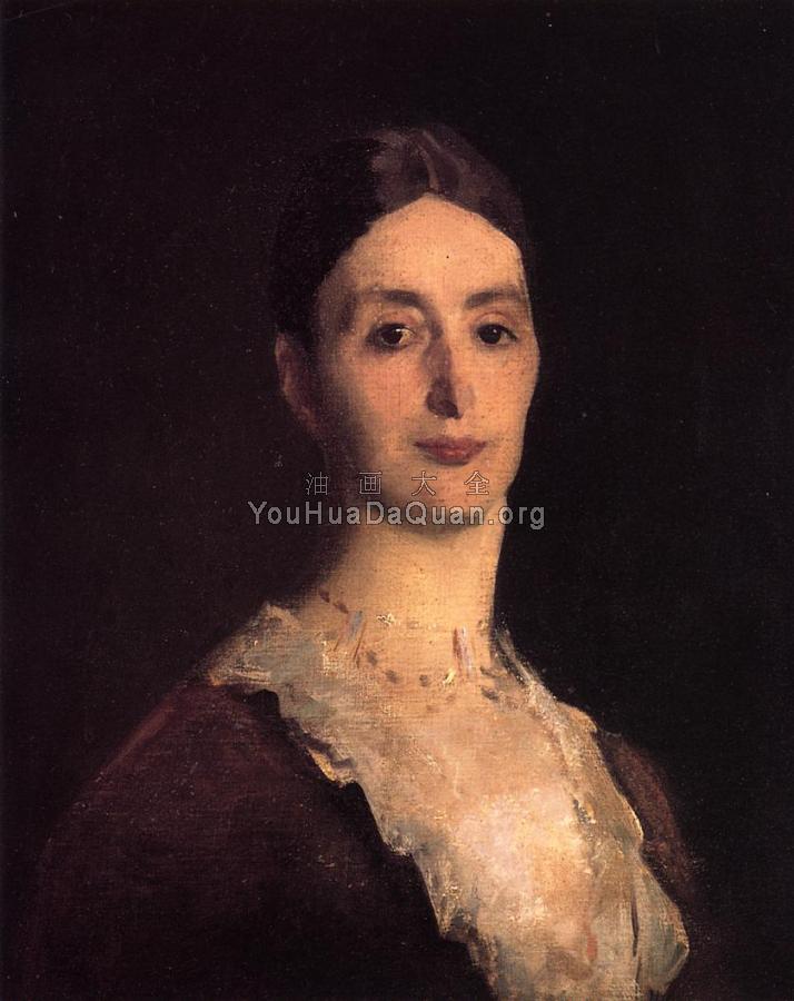 Portrait of Frances Mary Vickers - 约翰·辛格·萨金特
